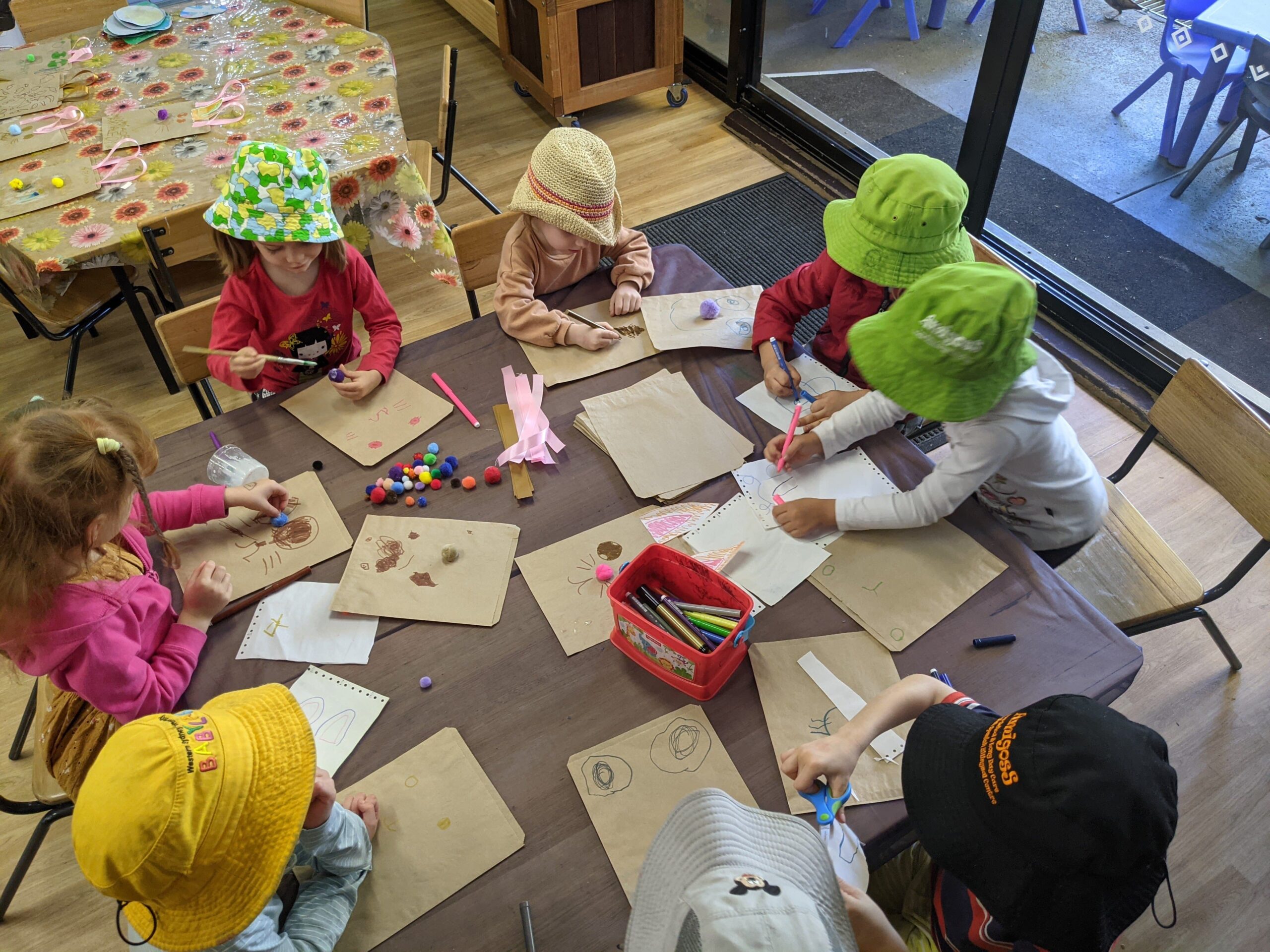 decorating easter bags-min